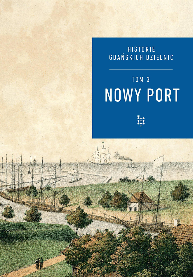 okładka książki z ryciną przedstawiającą Nowy Port